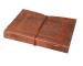 Embossed Celtic  Leather Hardbound Journal Swing Clasps Handmade Paper Beautiful Leather Brown Journal Book